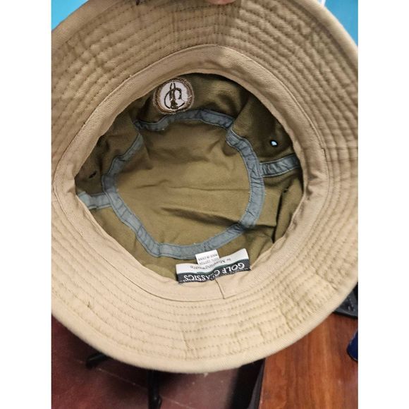 Golf Classics Olive Green Bucket Hat OS Adult - Picture 5 of 6